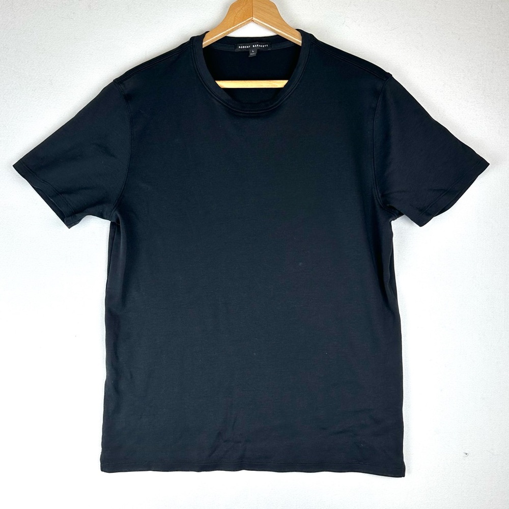 Robert Barakett T-Shirt Black Pima Cotton Minimalist Classic